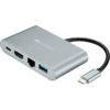 Hub USB Canyon DS-4 Multiport Docking Station HDMI, 5 in 1, Argintiu