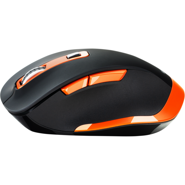 Mouse gaming Canyon MW-14, Wireless, Black/Orange