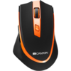 Mouse gaming Canyon MW-13 Wireless, Black-Orange