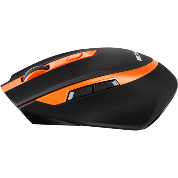 Mouse gaming Canyon MW-13 Wireless, Black-Orange