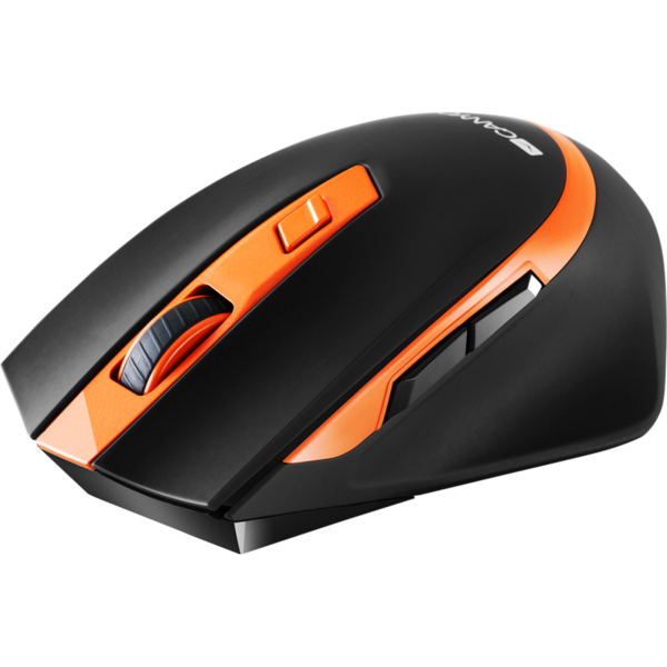 Mouse gaming Canyon MW-13 Wireless, Black-Orange
