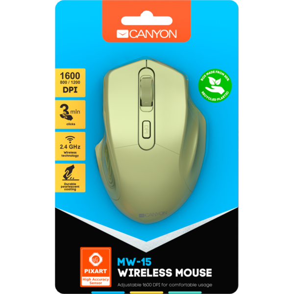 Mouse Canyon MW-15, Wireless, Gold