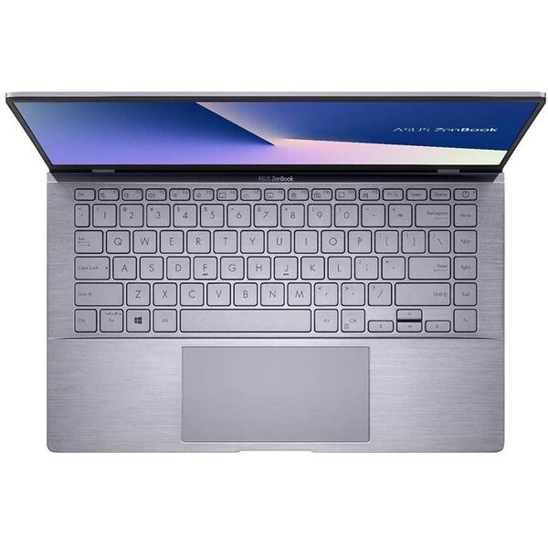 Ultrabook Asus ZenBook UM433IQ, 14 inch FHD, AMD Ryzen 5 4500U, 8GB DDR4X, 512GB SSD, GeForce MX350 2GB, Light Grey