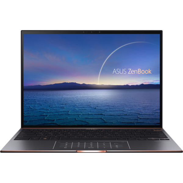 Ultrabook Asus ZenBook S UX393EA, 13.9 inch 3.3K Touch, Intel Core i5-1135G7, 16GB DDR4X, 1TB SSD, Intel Iris Xe, Win 10 Pro, Jade Black