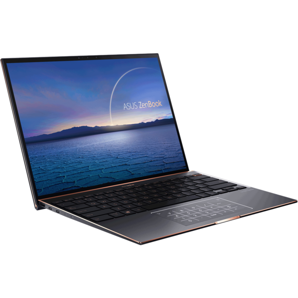 Ultrabook Asus ZenBook S UX393EA, 13.9 inch 3.3K Touch, Intel Core i5-1135G7, 16GB DDR4X, 1TB SSD, Intel Iris Xe, Win 10 Pro, Jade Black