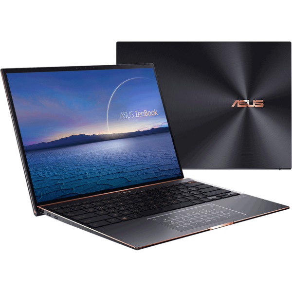 Ultrabook Asus ZenBook S UX393EA, 13.9 inch 3.3K Touch, Intel Core i5-1135G7, 16GB DDR4X, 1TB SSD, Intel Iris Xe, Win 10 Pro, Jade Black