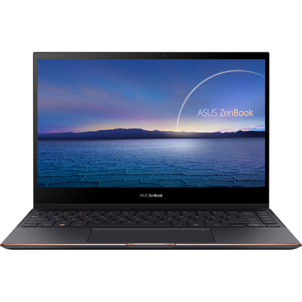 Ultrabook Asus ZenBook Flip S UX371EA,13.3 inch FHD Touch, Intel Core i7-1165G7, 16GB DDR4X, 1TB SSD, Intel Iris Xe, Win 10 Pro, Jade Black