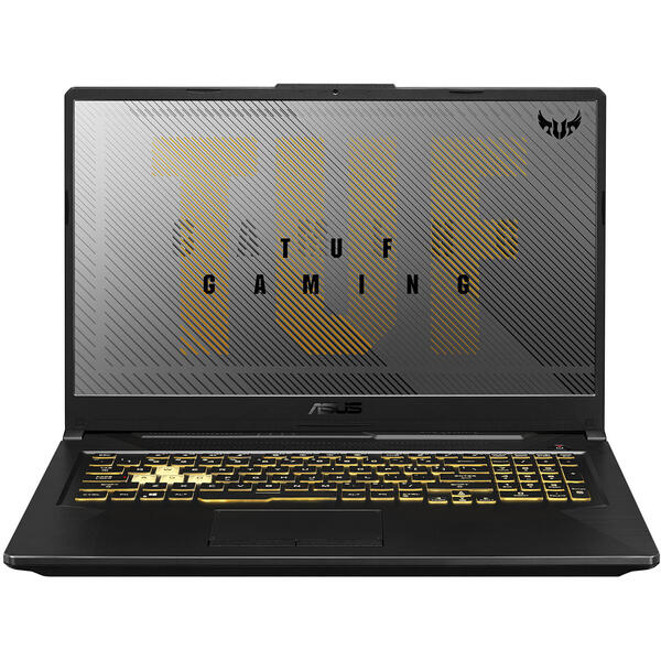Laptop Asus TUF F17 FX706LI, 17.3 inch FHD 144Hz, Intel Core i7-10870H, 8GB DDR4, 512GB SSD, GeForce GTX 1650 Ti 4GB, Bonfire Black