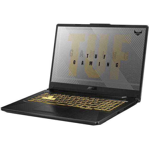 Laptop Asus TUF F17 FX706LI, 17.3 inch FHD 144Hz, Intel Core i7-10870H, 8GB DDR4, 512GB SSD, GeForce GTX 1650 Ti 4GB, Bonfire Black