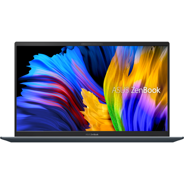 Ultrabook Asus ZenBook 14 UM425UA, 14 inch FHD, Procesor AMD Ryzen 5 5500U, 8GB DDR4X, 512GB SSD, Radeon, Win 10 Home, Pine Grey