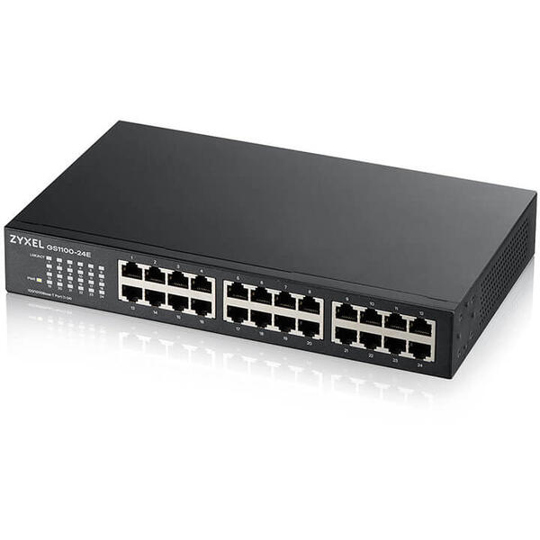 Switch ZyXEL GS1100-24E V3 24 porturi Gigabit