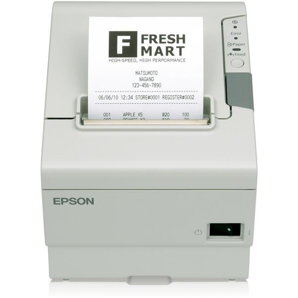 Imprimanta POS Epson TM-T88V (012) Serial, USB, Alb