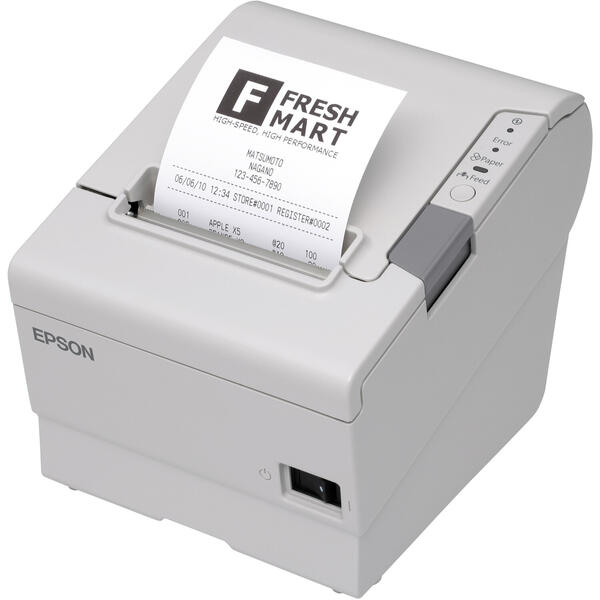 Imprimanta POS Epson TM-T88V (012) Serial, USB, Alb