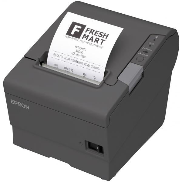 Imprimanta POS Epson TM-T88V (321B0): USB, Wifi, Gri