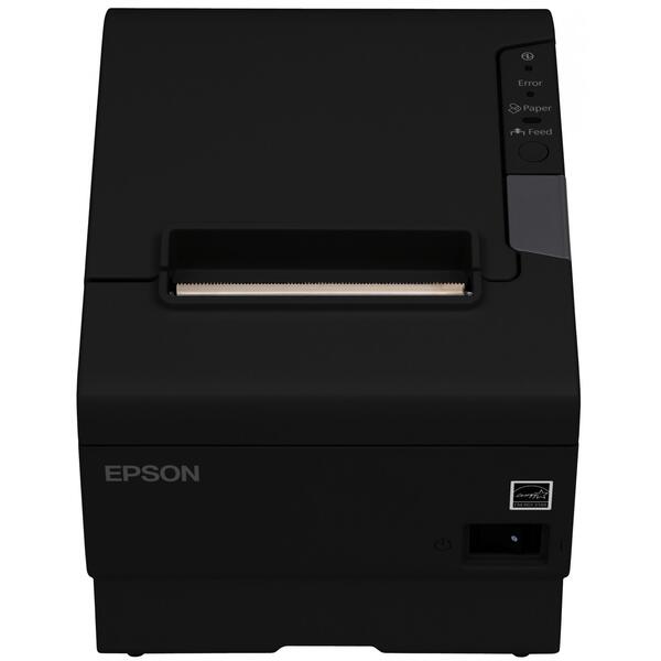 Imprimanta POS Epson TM-T88VI (111P0), Serial, USB, Ethernet, EU, Negru