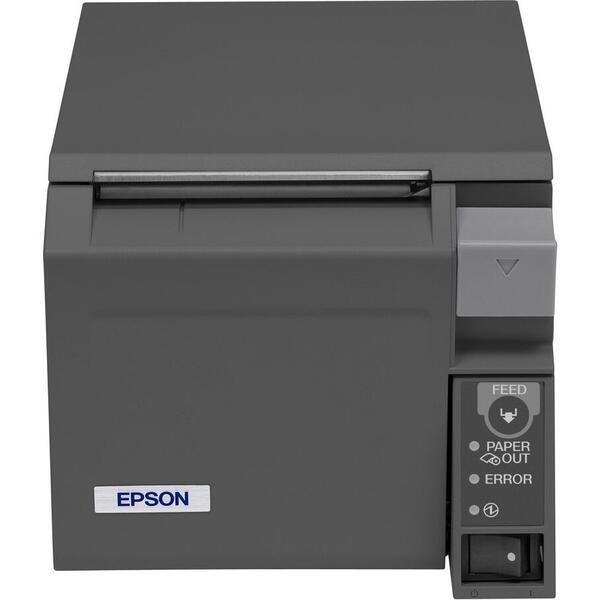 Imprimanta POS Epson TM-T70II (022A1), USB, Retea, Buzzer, EU, Gri