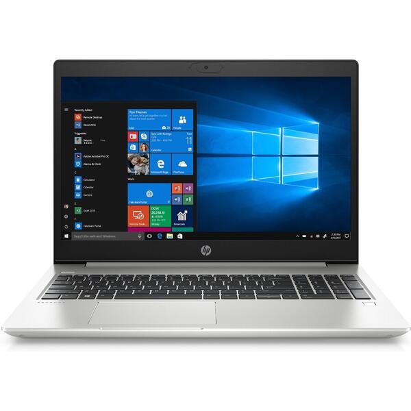 Laptop HP ProBook 450 G7, 15.6 inch FHD, Intel Core i5-10210U, 8GB DDR4, 256GB SSD, Intel UHD, Win 10 Pro, Silver