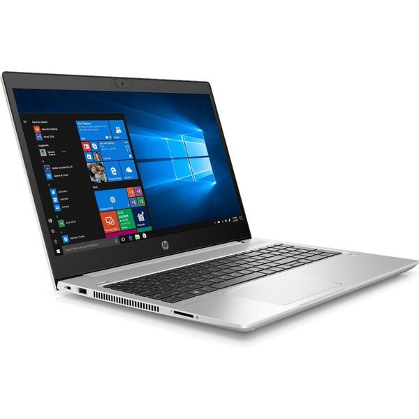 Laptop HP ProBook 450 G7, 15.6 inch HD, Intel Core i5-10210U, 8GB DDR4, 256GB SSD, GeForce MX130 2GB, Free DOS, Silver