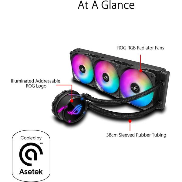 Cooler cu lichid Asus ROG STRIX LC 360 RGB