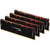 Memorie Kingston HyperX Predator RGB DDR4 64GB 3200 MHz, CL16, Kit Quad Channel