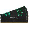 Memorie Kingston HyperX Predator RGB DDR4 64GB 3200 MHz, CL16, Kit Quad Channel