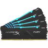 Memorie Kingston HyperX FURY RGB DDR4 32GB 3600 MHz CL17 Kit Quad Channel