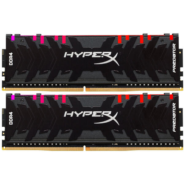 Memorie Kingston HyperX Predator RGB DDR4 32GB 3600 MHz, CL17, Kit Dual Channel