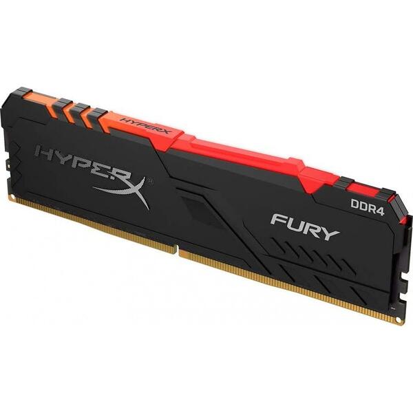 Memorie Kingston HyperX FURY RGB DDR4 8GB 3000 MHz CL15