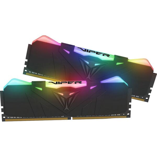 Memorie PATRIOT Extreme Performance Viper RGB DDR4 32GB 3200 MHz CL16 Kit Dual Channel