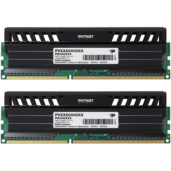 Memorie PATRIOT Extreme Performance Viper 3 Series Black Mamba Edition DDR3 16GB 1866 MHz CL10, Kit Dual Channel