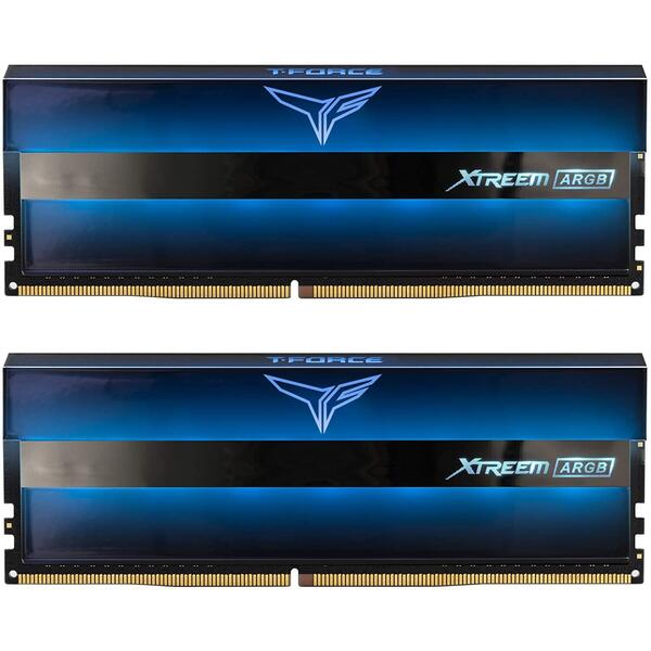 Memorie Team Group T-Force Xtreem ARGB DDR4 16GB 3200 MHz CL16 Kit Dual Channel