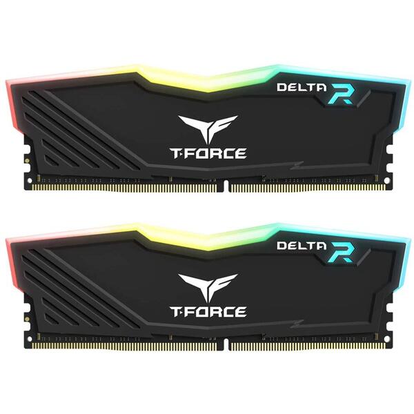 Memorie Team Group T-Force Delta RGB DDR4 32GB 3200MHz CL16 Kit Dual Channel