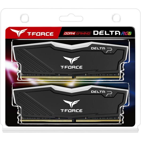 Memorie Team Group T-Force Delta RGB DDR4 32GB 3200MHz CL16 Kit Dual Channel