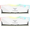 Memorie Team Group T-Force Delta RGB DDR4 32GB 3200MHz CL16 Kit Dual Channel White