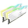 Memorie Team Group T-Force Delta RGB DDR4 32GB 3200MHz CL16 Kit Dual Channel White