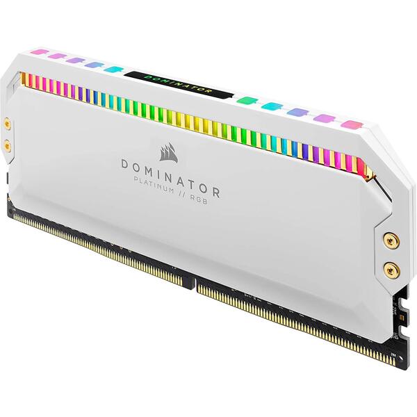 Memorie Corsair Dominator Platinum RGB DDR4 32GB 3600 MHz CL18, Kit Quad Channel White