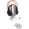 Canyon WH-200 3 in 1 Headphone Stand & Mouse Bungee & USB Hub Pearl White