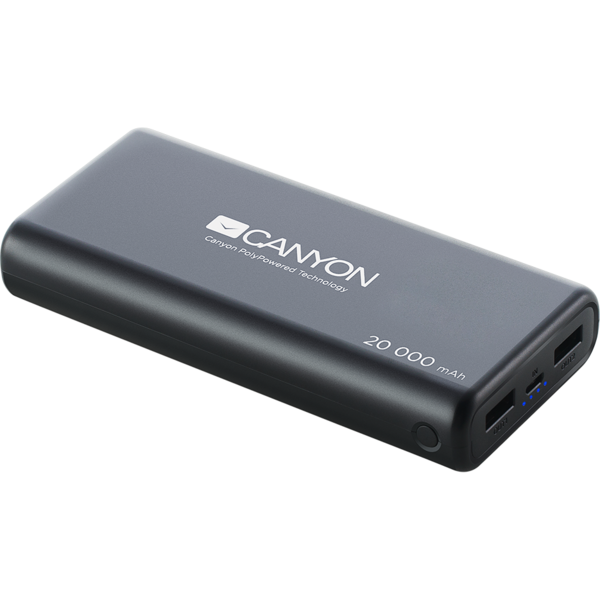 Baterie externa Canyon PB-204 20000 mAh Li-polymer, Black