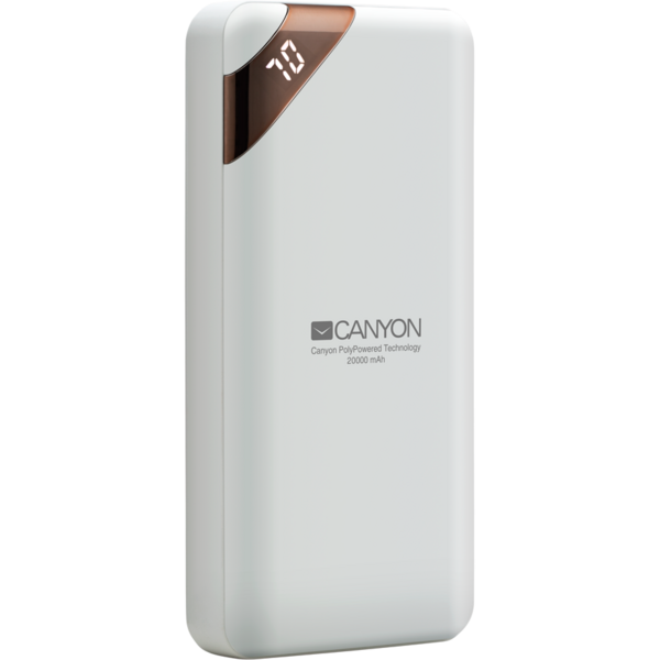 Baterie externa Canyon PB-202 20000 mAh Li-polymer, White