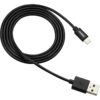 Cablu de date Canyon USB Male la Lightning Male, MFi, 1 m, Black