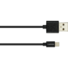 Cablu de date Canyon USB Male la Lightning Male, MFi, 1 m, Black