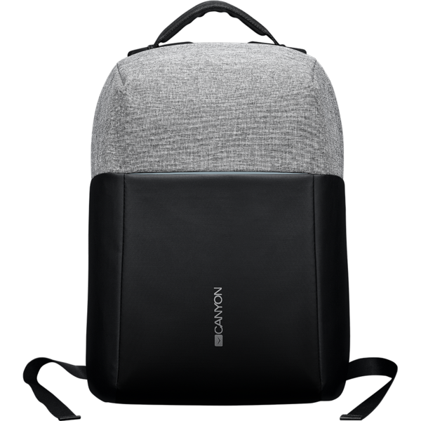 Rucsac Notebook Canyon BP-G9, Antifurt 15.6 - 17 inch, Negru-Gri