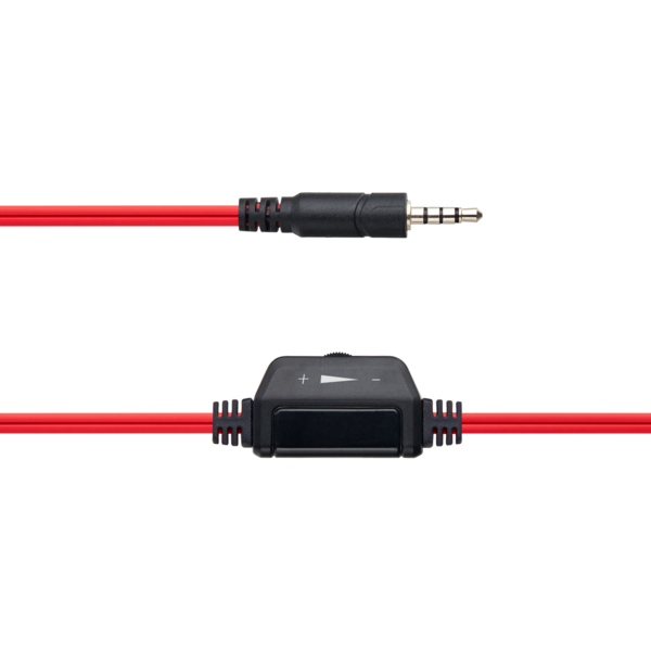 Casti Canyon HSC-1 Stereo cu microfon Black-Red