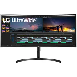 Monitor LED LG 38WN75C-B Curbat 37.5 inch IPS, 5 ms HDR Black