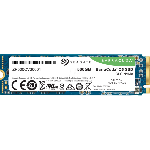 SSD Seagate BarraCuda Q5 500GB PCI Express 3.0 x4 M.2 2280