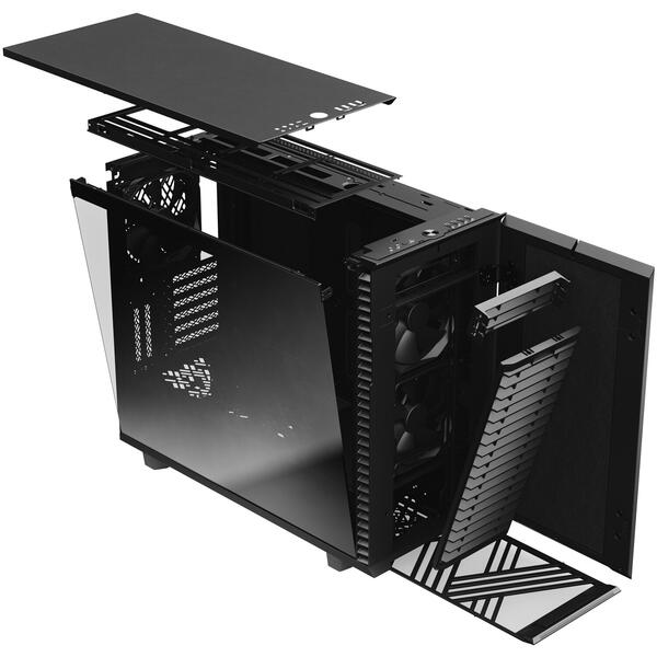 Carcasa Fractal Design Define 7 Black Dark Tempered Glass