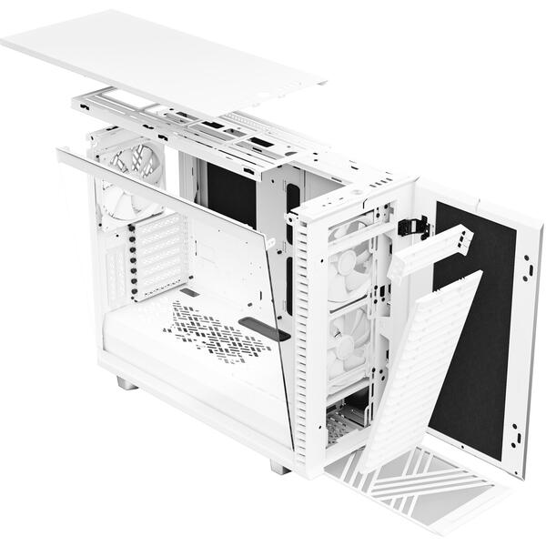 Carcasa Fractal Design Define 7 Clear Tempered Glass White