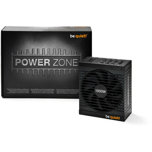 Sursa be quiet! Power Zone, 80+ Bronze 650W, Modulara