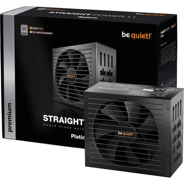 Sursa be quiet! Straight Power 11 Platinum, 80+ Platinum, 1000W, Modulara