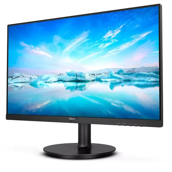 Monitor LED Philips 222V8LA 21.5 inch FHD, 75Hz, 4 ms Negru